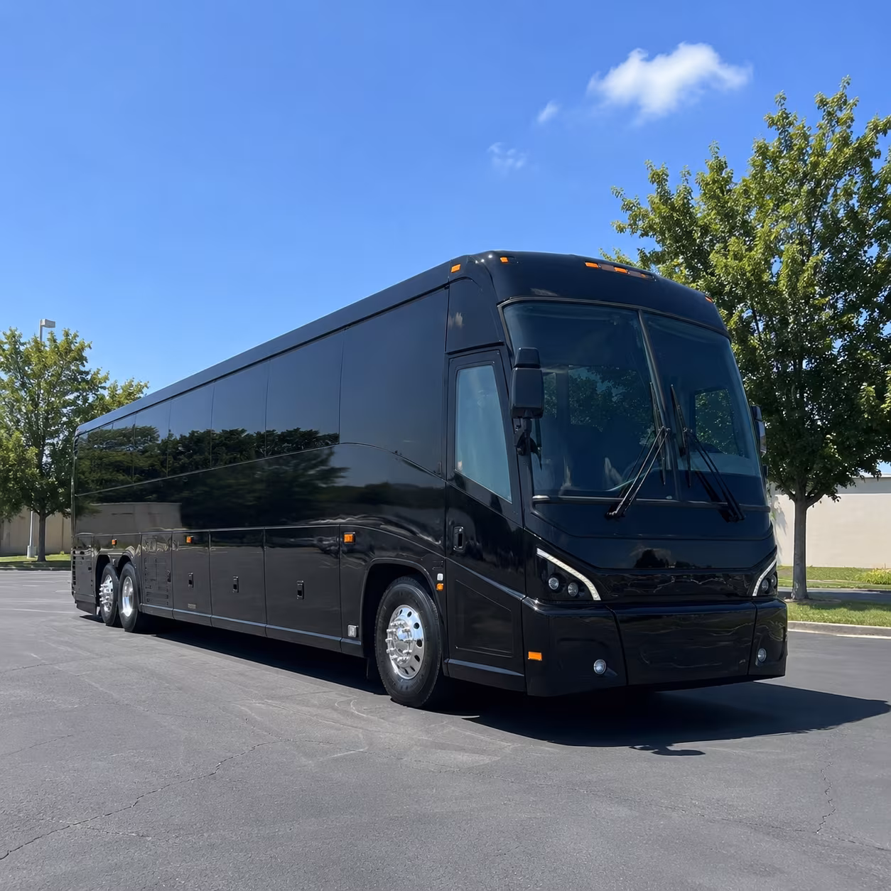 garland 56 passenger charter bus