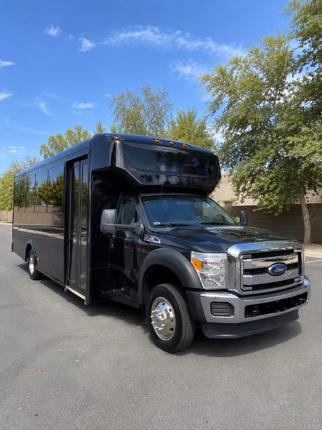 garland birthday party bus rental