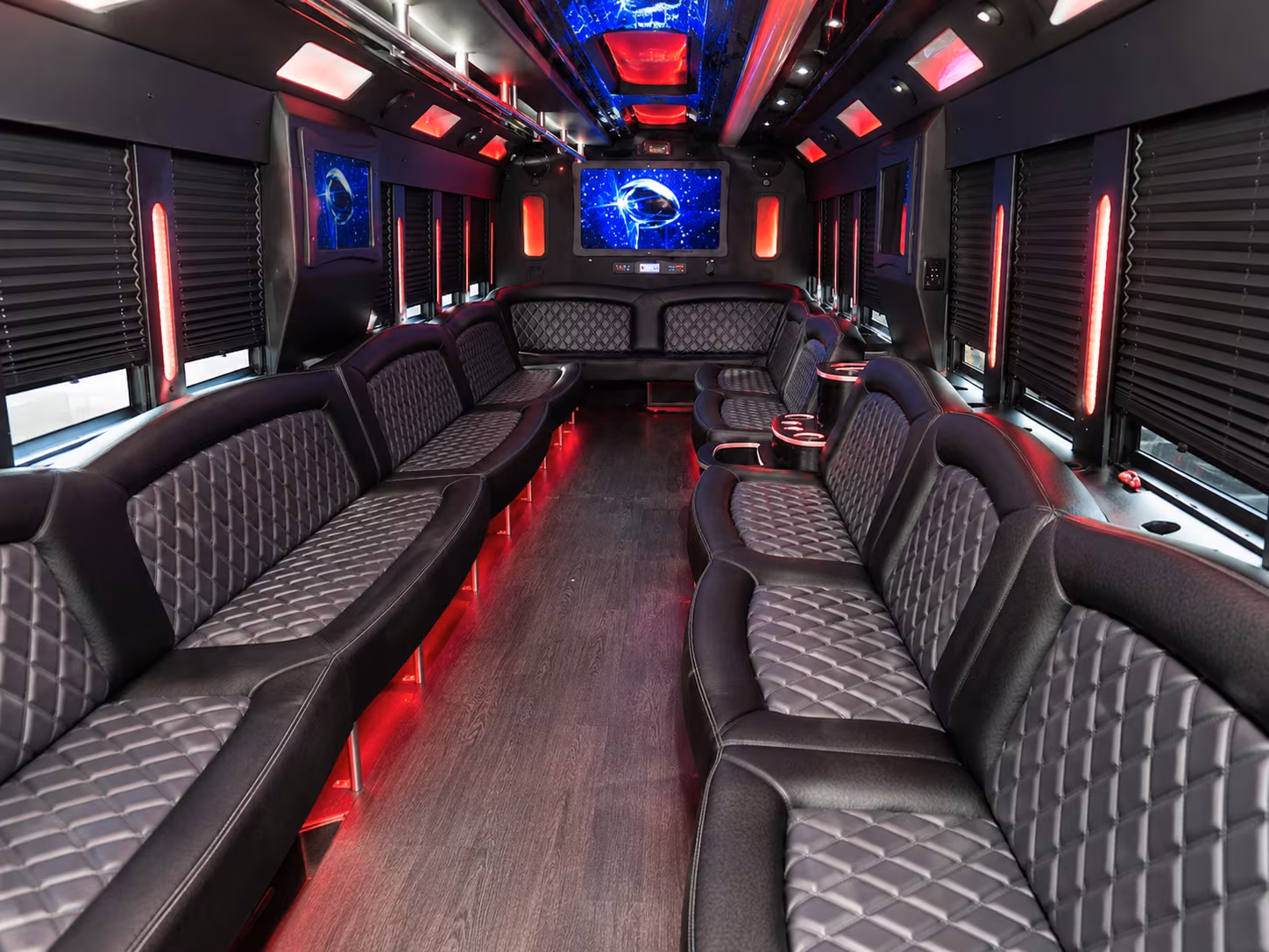 garland concert party bus rental