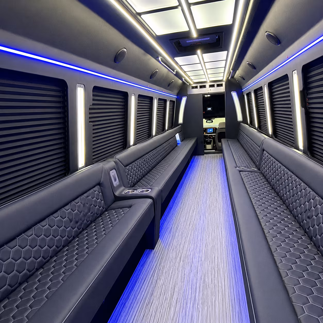 garland party bus interior