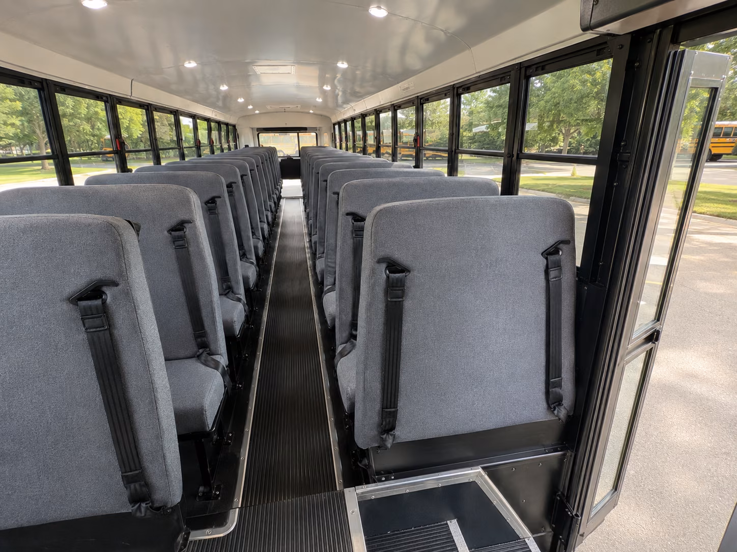 garland school bus interior