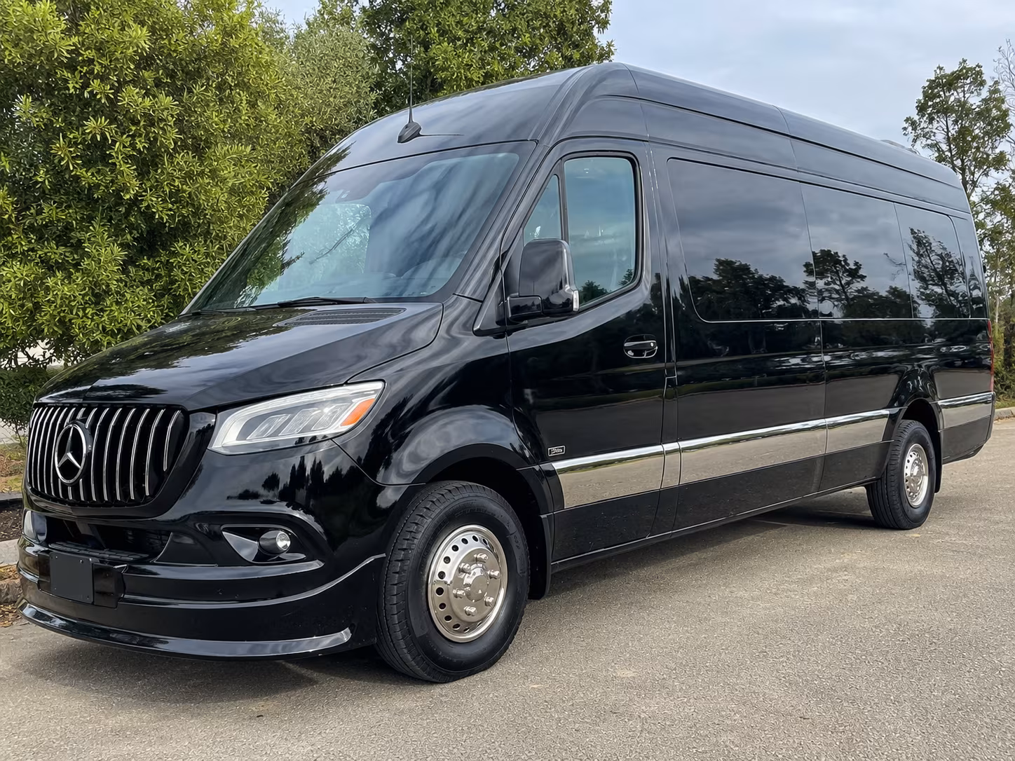 garland sprinter van with driver