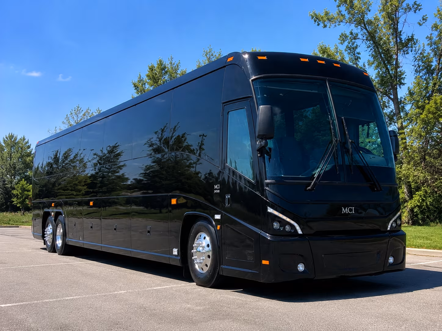 garland wedding charter bus rental