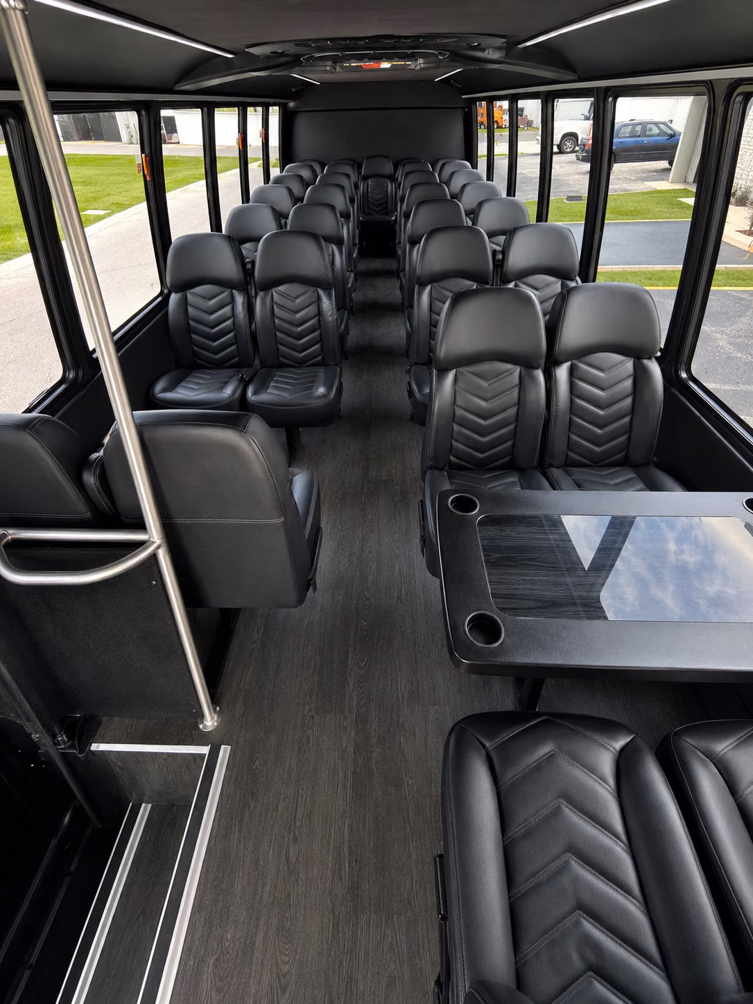 how bus type and group size affect bus rental rates in garland texas