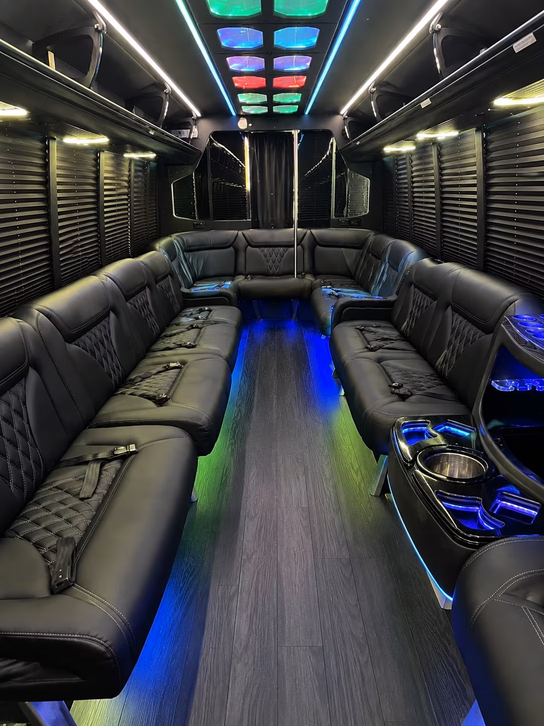 kids birthday party buses and family group transportation in garland