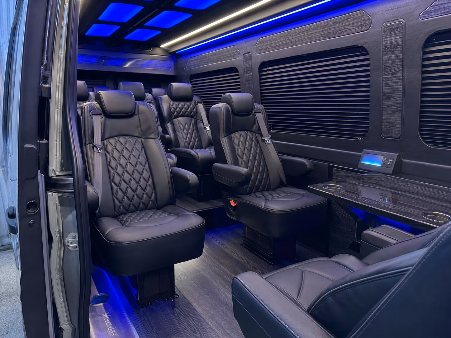 sprinter van transportation for groups and events across garland